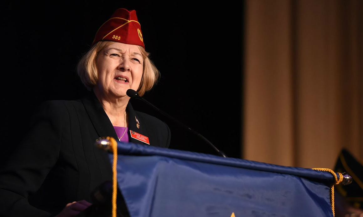 American Legion National Commander addresses boys state citizens