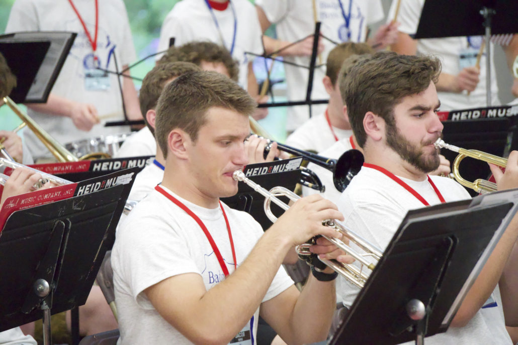 BBS band delivers popular hits to energize assembly crowds, looks to heighten energy through week